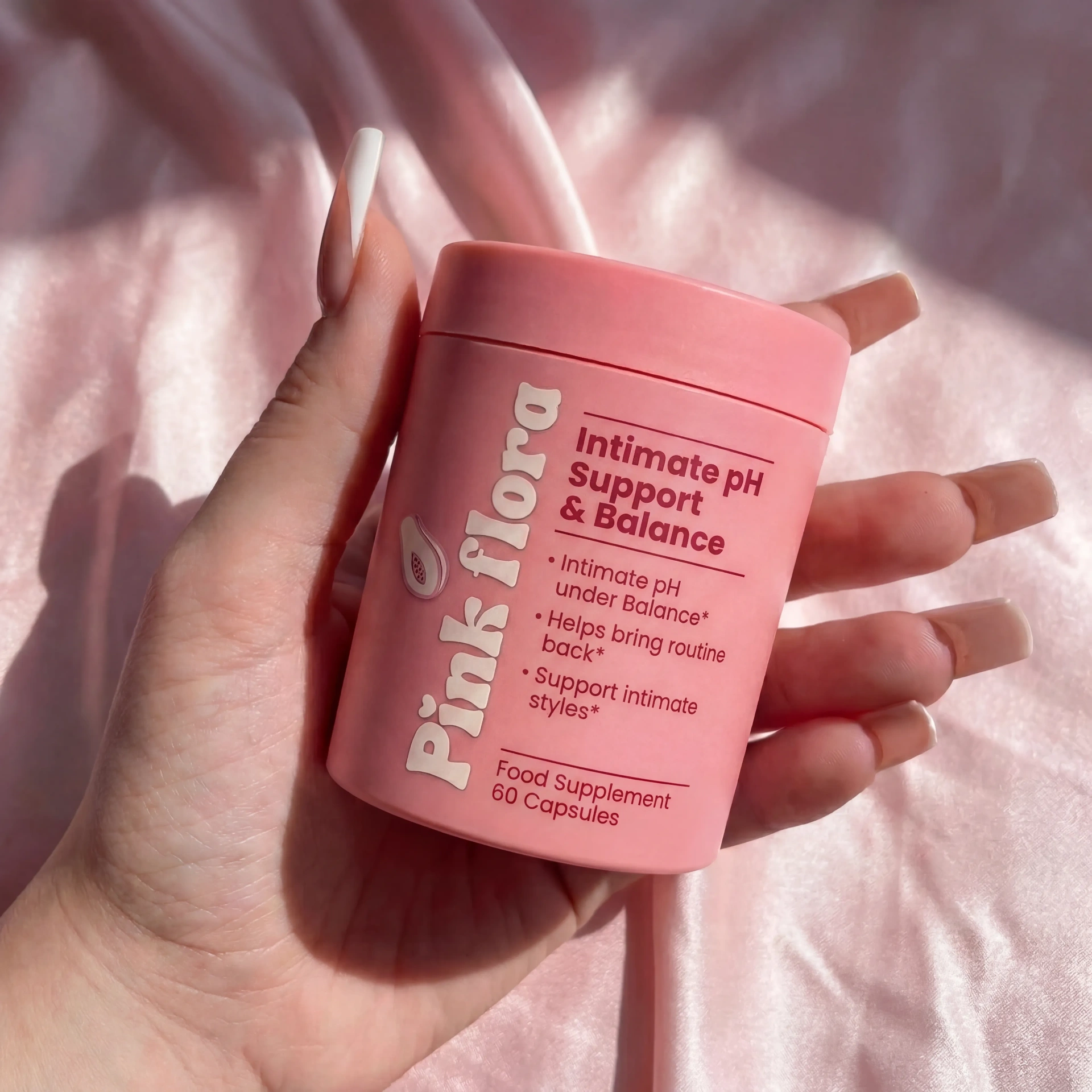 Customer holding Pink Flora